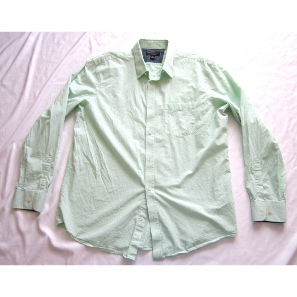Men Banana Republic Soft Wash Standard Fit Button Long Sleeve Shirt Sz XL(MT497)